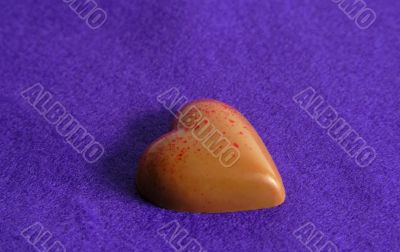 Heart shape chocolate