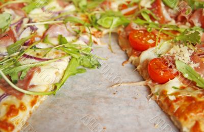 pizza closeup