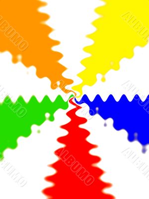 Colorful rays