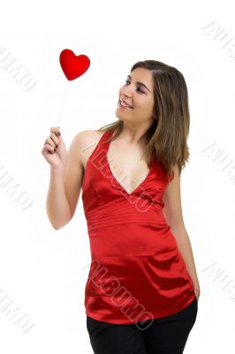 Valentine woman