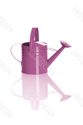 Pink watering can