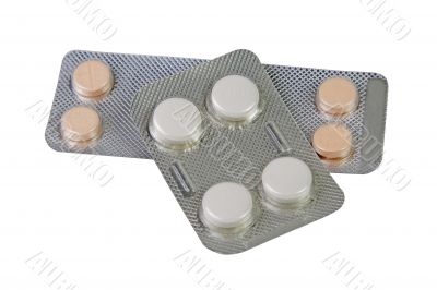 Blisters with pills