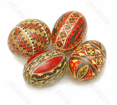 Easter paitned eggs