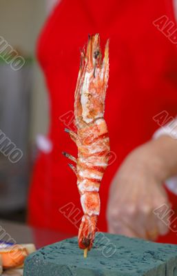 Fried shrimp