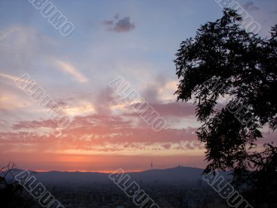 Decline above Barcelona