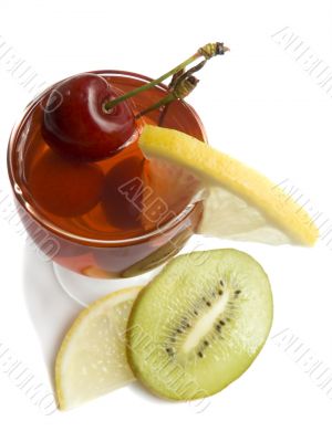 Wine cocktail