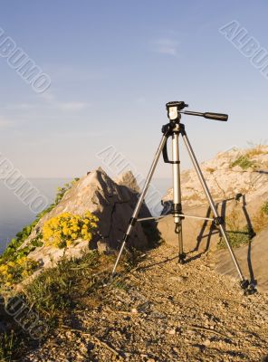 Support for the camera