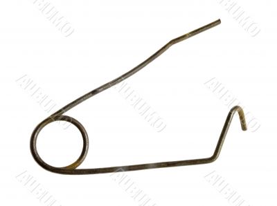 rusty metal pin