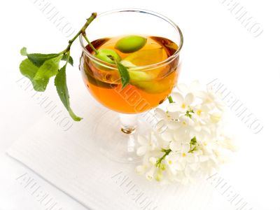 Wine berry flowers