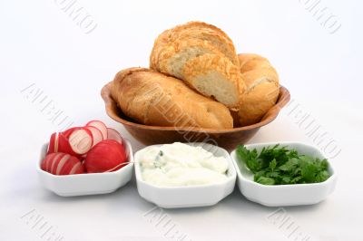 Set of food ingredients