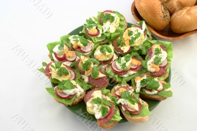 Spring time sandwiches