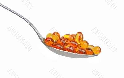 Spoon with vitamin E