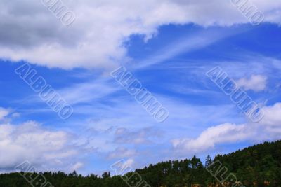 clear sky on the horizon