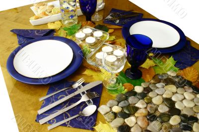 Autumn dinner for two