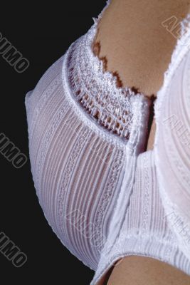 white bra