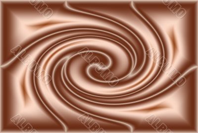 Brown chocolate design