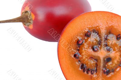 sliced tamarillo