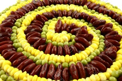 corn bean and pies