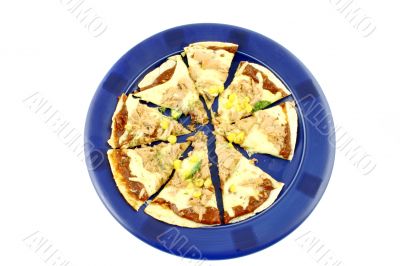 Pizza ready to eat