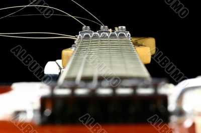 end of a guitar