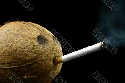 Smoke from cig