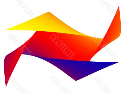 Abstract colorful shapes