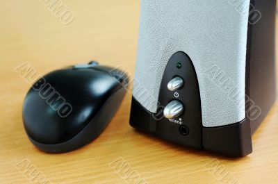 Mouse and speaker
