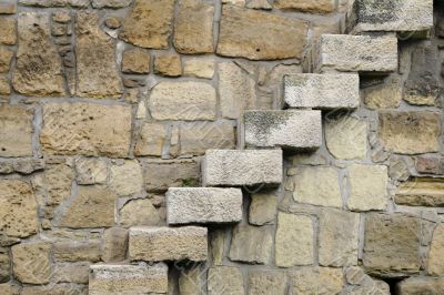 Rocks steps