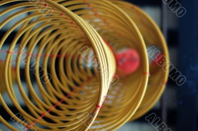 Three big incense coils