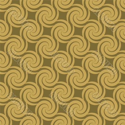 golden swirl pattern