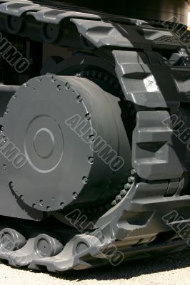 Part of a heavy machine
