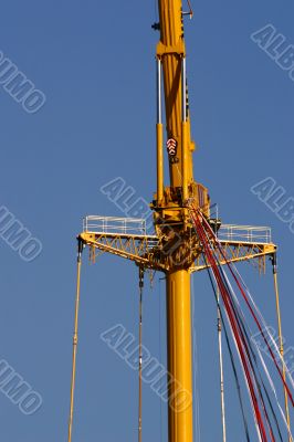 Yellow crane