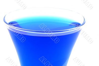 Crystal blue drink