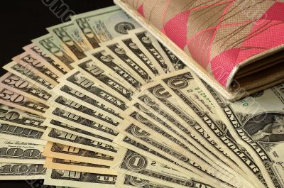 Dollars and purse