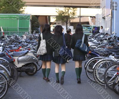 Japanese schoolgirls