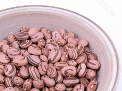 bowl of brown beans