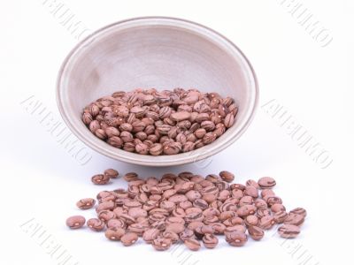 bowl of brown beans
