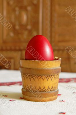 Red Easter egg