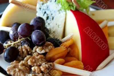 Fruit, Nuts, and Cheese