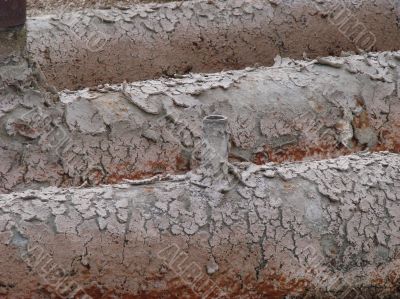 grungy surface pipe background