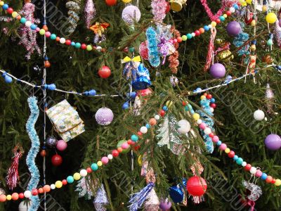 New Year and Christmas tree