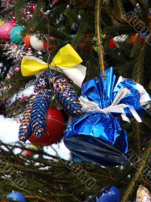 New Year and Christmas tree