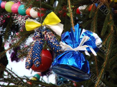 New Year and Christmas tree