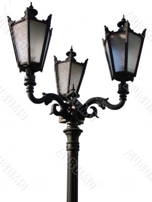 Old styled street lantern