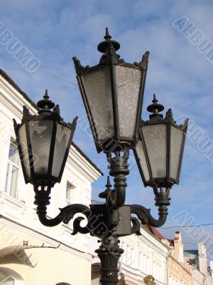 Old styled street lantern