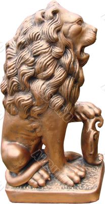 Gold Lion Park Sculpture