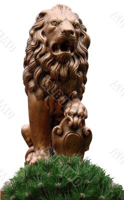 Gold Lion Park Sculpture