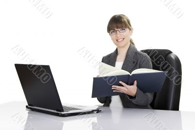 Bussiness woman working
