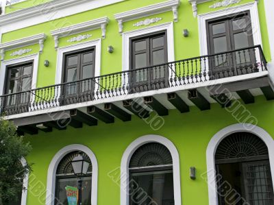 Lime Green Building