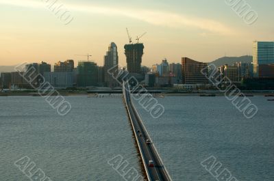 View of Macau city